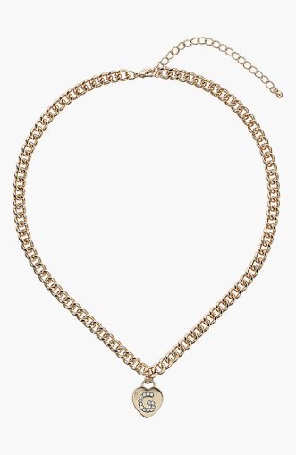 Колие с Буква със сребърно покритие